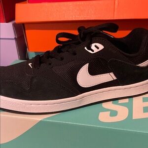 Nike Black and White Sleek Sneakers